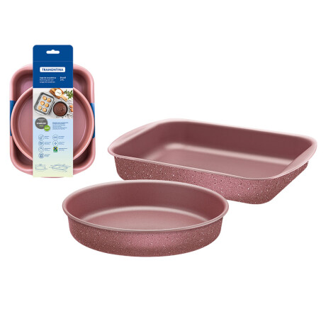 Juego de Asaderas Tramontina Brasil 20099/486 2 Piezas ROSA