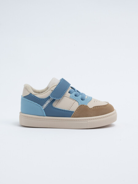 Zapatilla velcro Azul