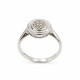 Anillo modelo circular al centro con zirconias Anillo modelo circular al centro con zirconias