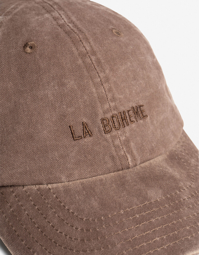 Caps Gorra Canvas La Boheme - Marron Chocolate