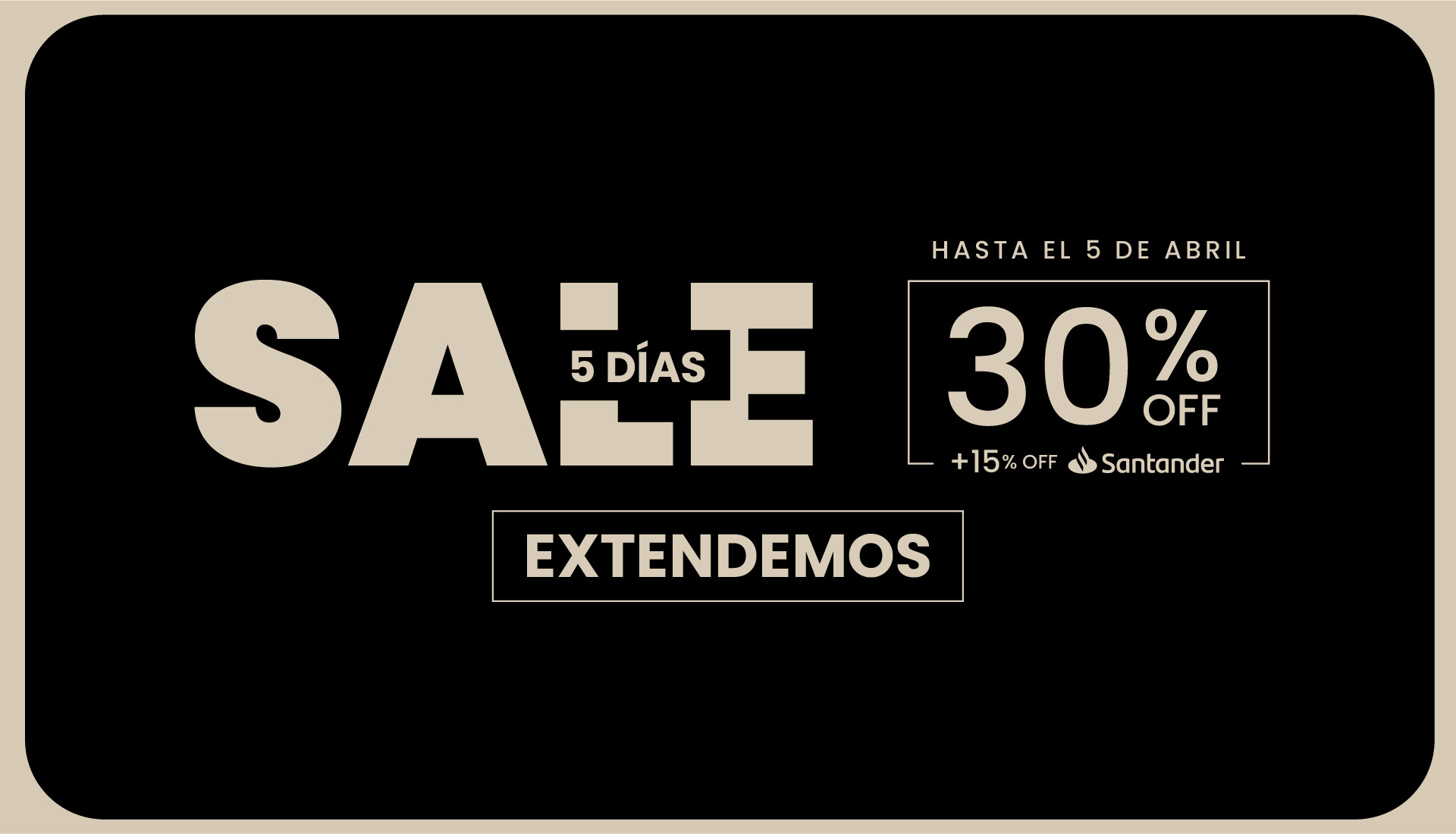 Sale 5 días