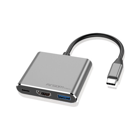 Adaptador ARGOM Puerto HDMI/Usb-C/Usb 3.0 3 EN 1 ARGUB0181 Adaptador ARGOM Puerto HDMI/Usb-C/Usb 3.0 3 EN 1 ARGUB0181