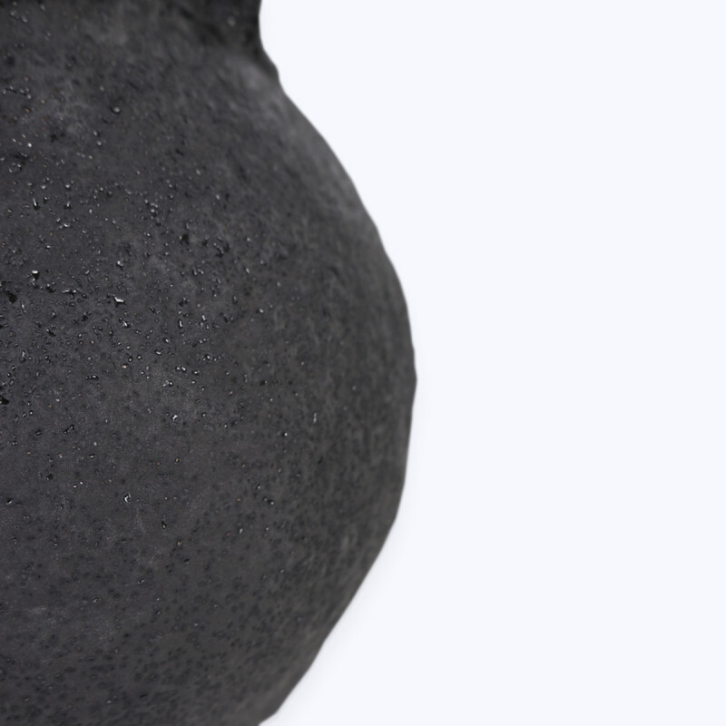 BASE CERAMICA NEGRA 20X31CM Unica