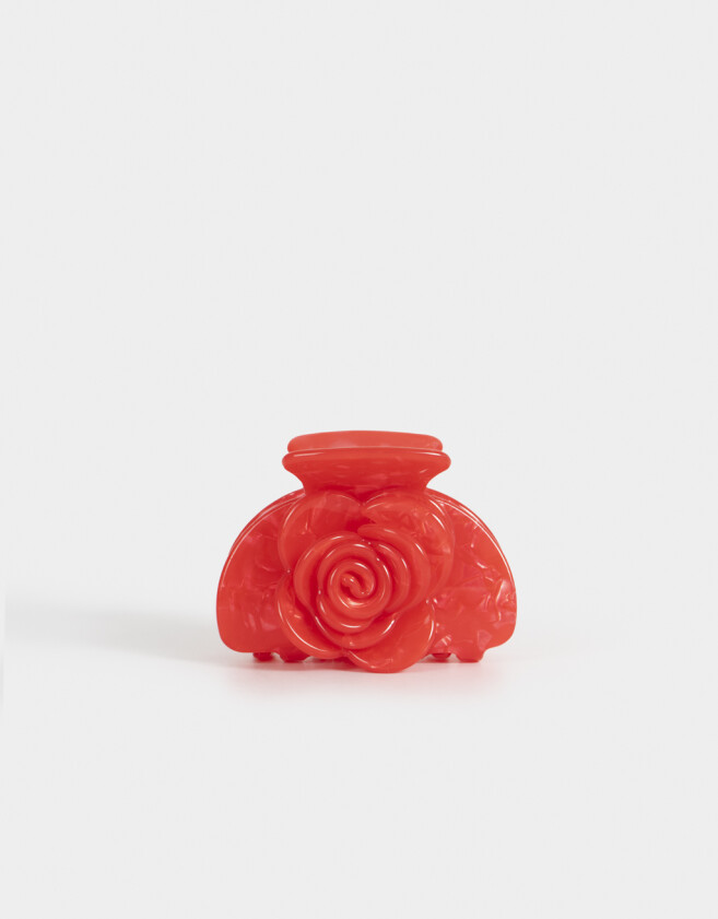 Broche Con flores Broche Acrílico Flor - Rojo Medio