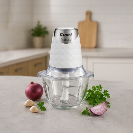 Picadora Alimentos 1.2L 450W c/Sist Seguridad Cuori Processi Blanco