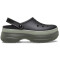 Classic Stacked Clog Negro