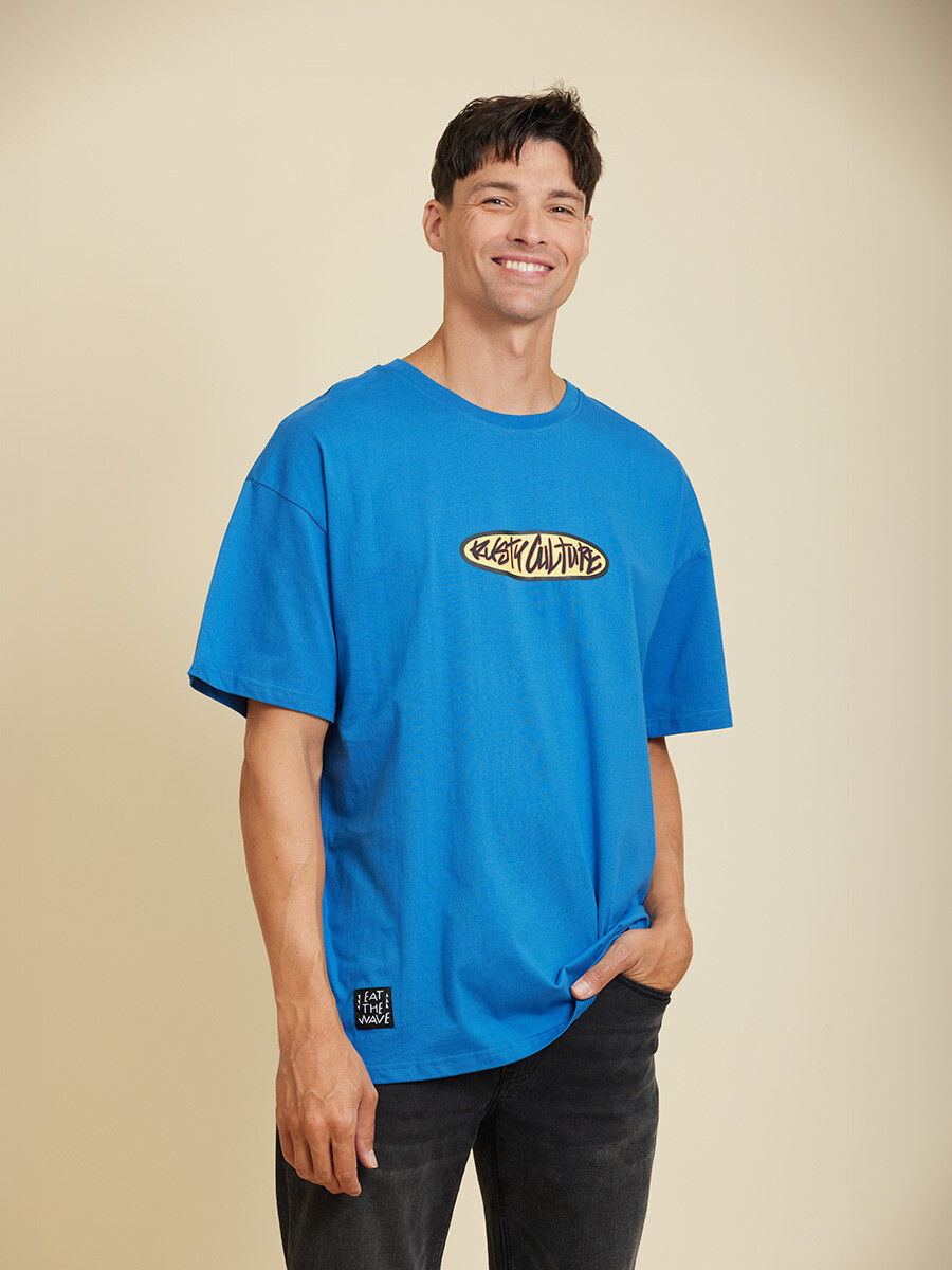 T-SHIRT PRIMI RUSTY - Azul 