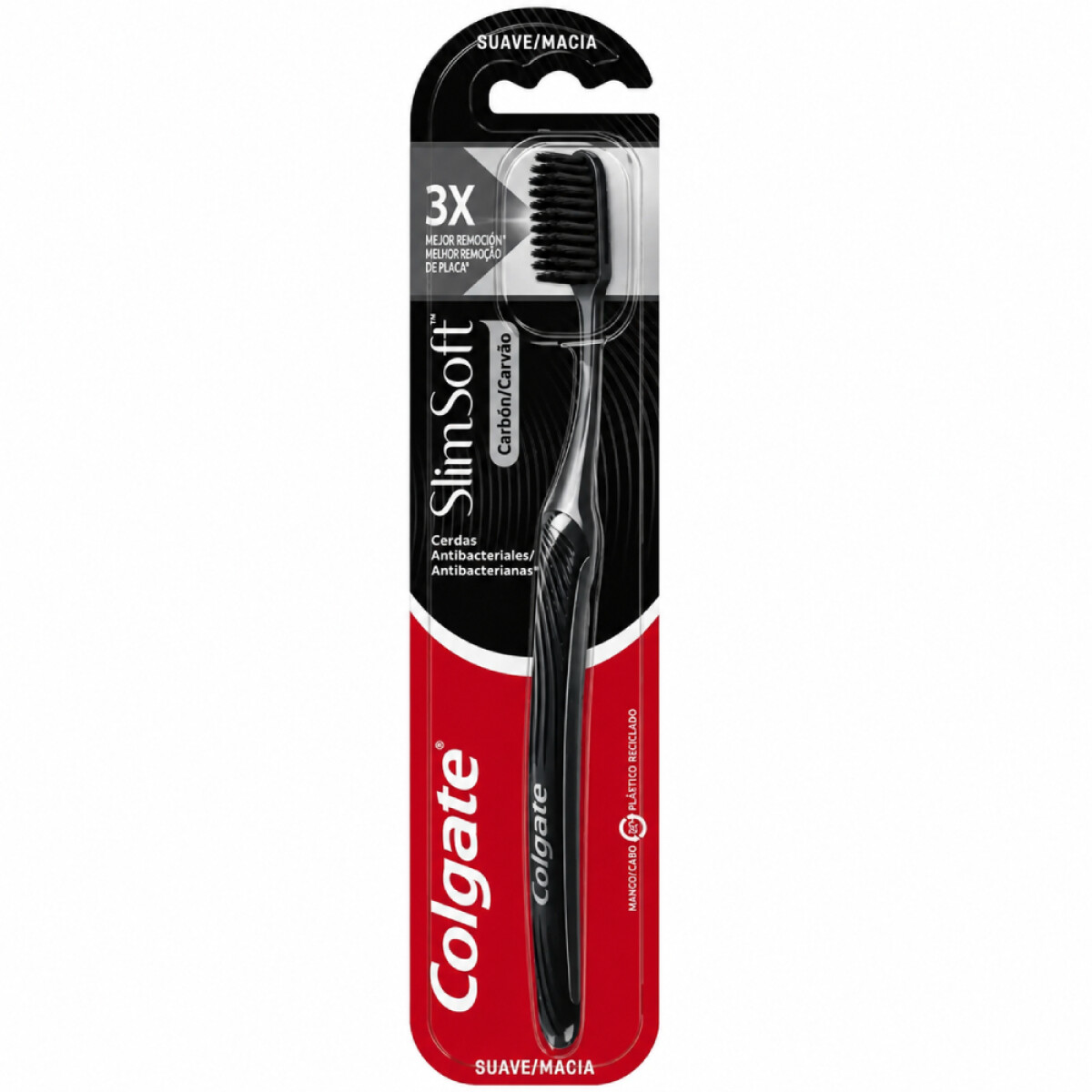 Cepillo de Dientes Colgate Slim Soft Carbón 