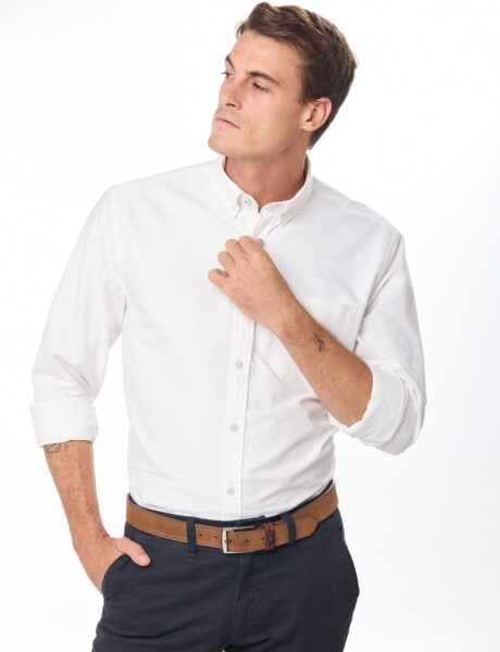 CAMISA SPORT OXFORD Blanco