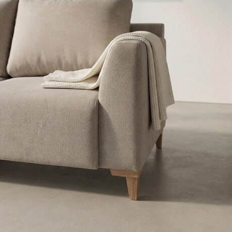 Sofá Gino - Microfibra - 2 cuerpos TC 1010 (Beige)