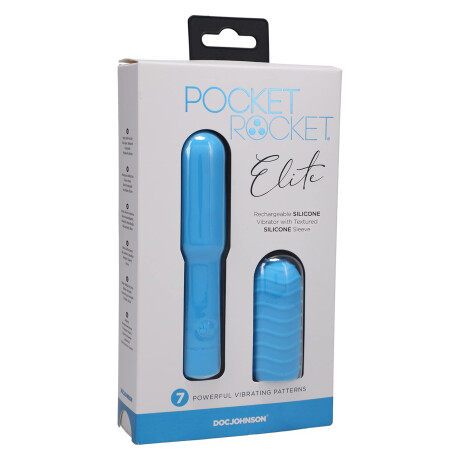 Vibrador Pocket Rocket Elite con Funda Extraible Vibrador Pocket Rocket Elite con Funda Extraible