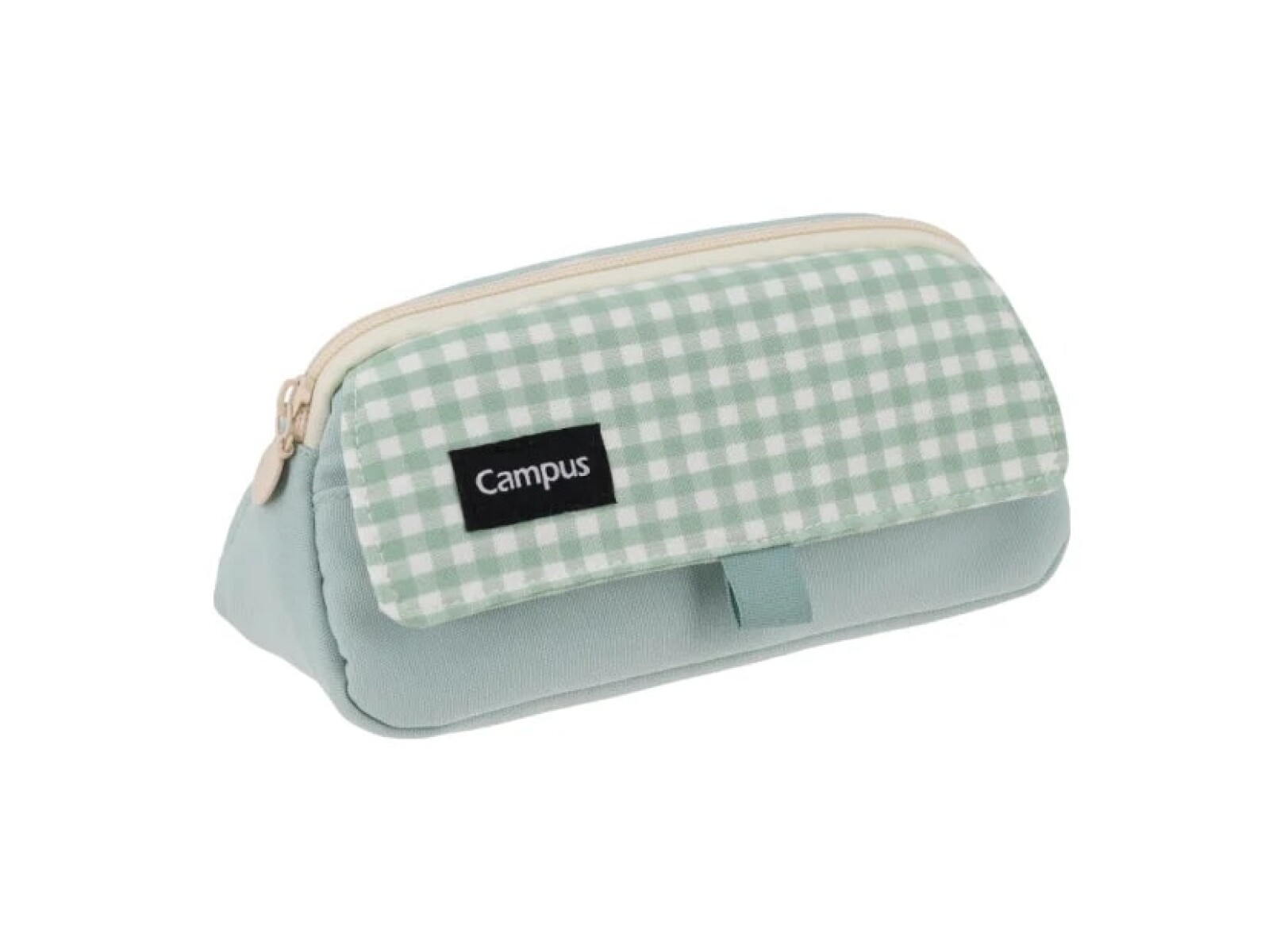 Cartuchera Campus Pastel Solapa Cuadrille - Verde 