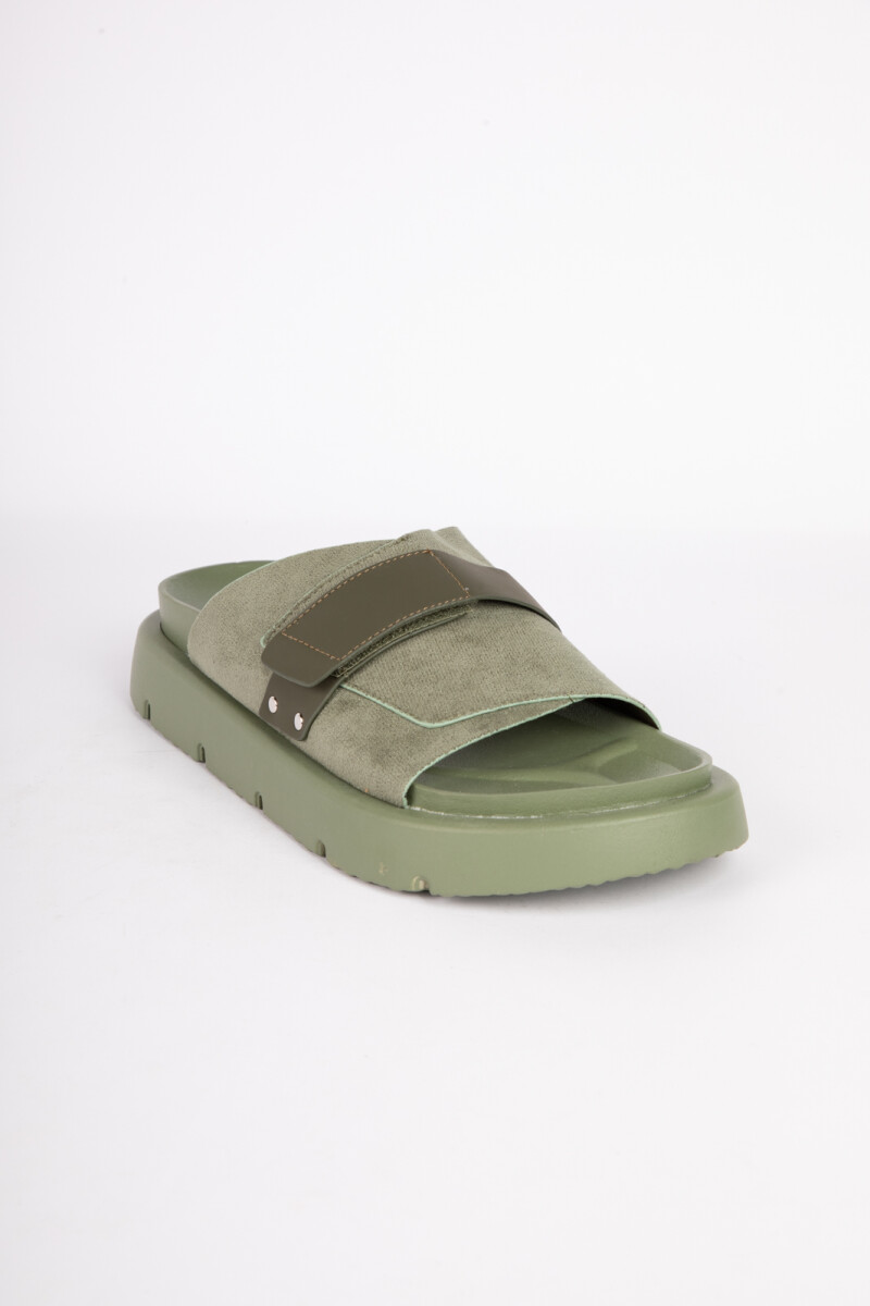 SANDALIA SERAND Verde Militar