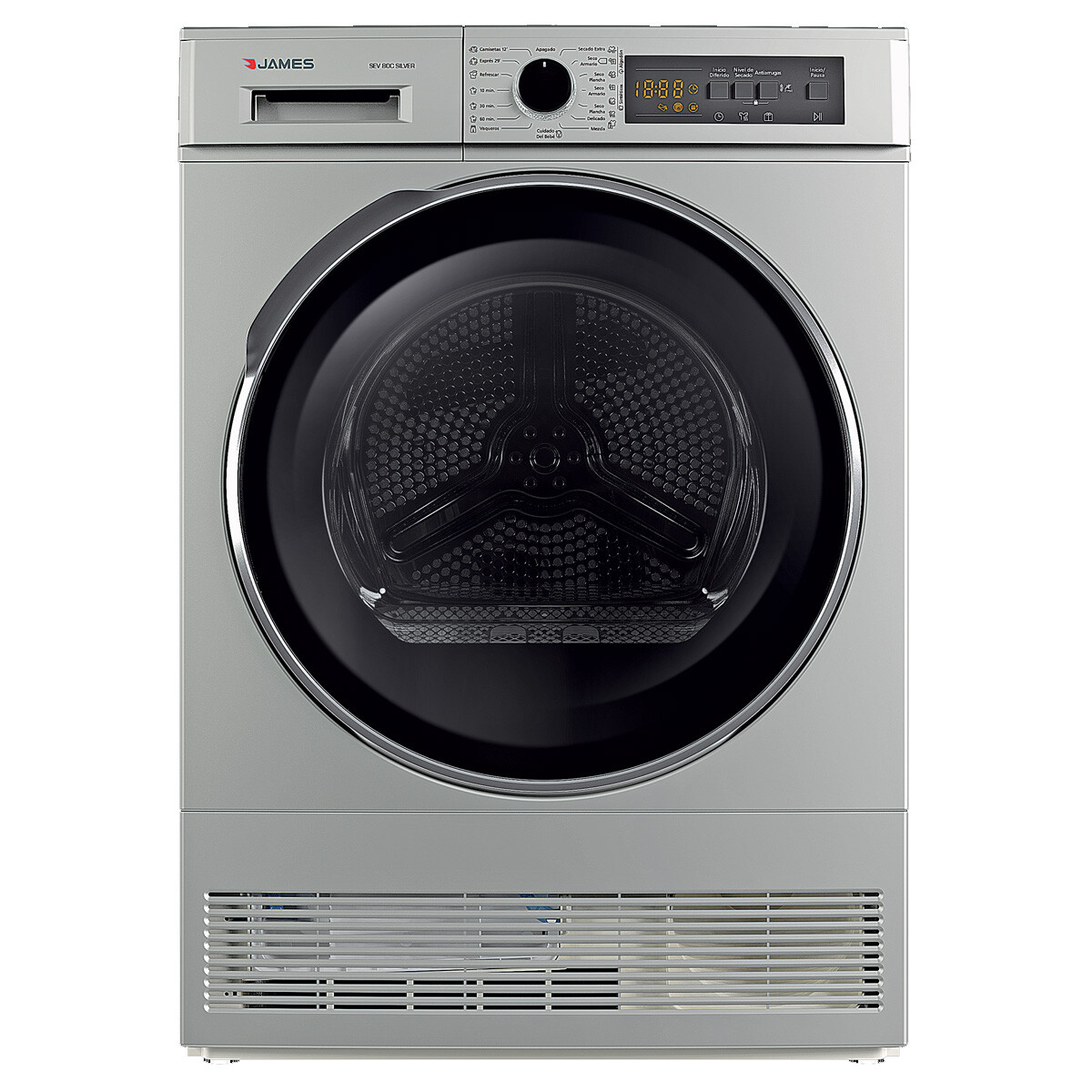 SECARROPAS JAMES 8KG CONDENSACIÓN GRIS 