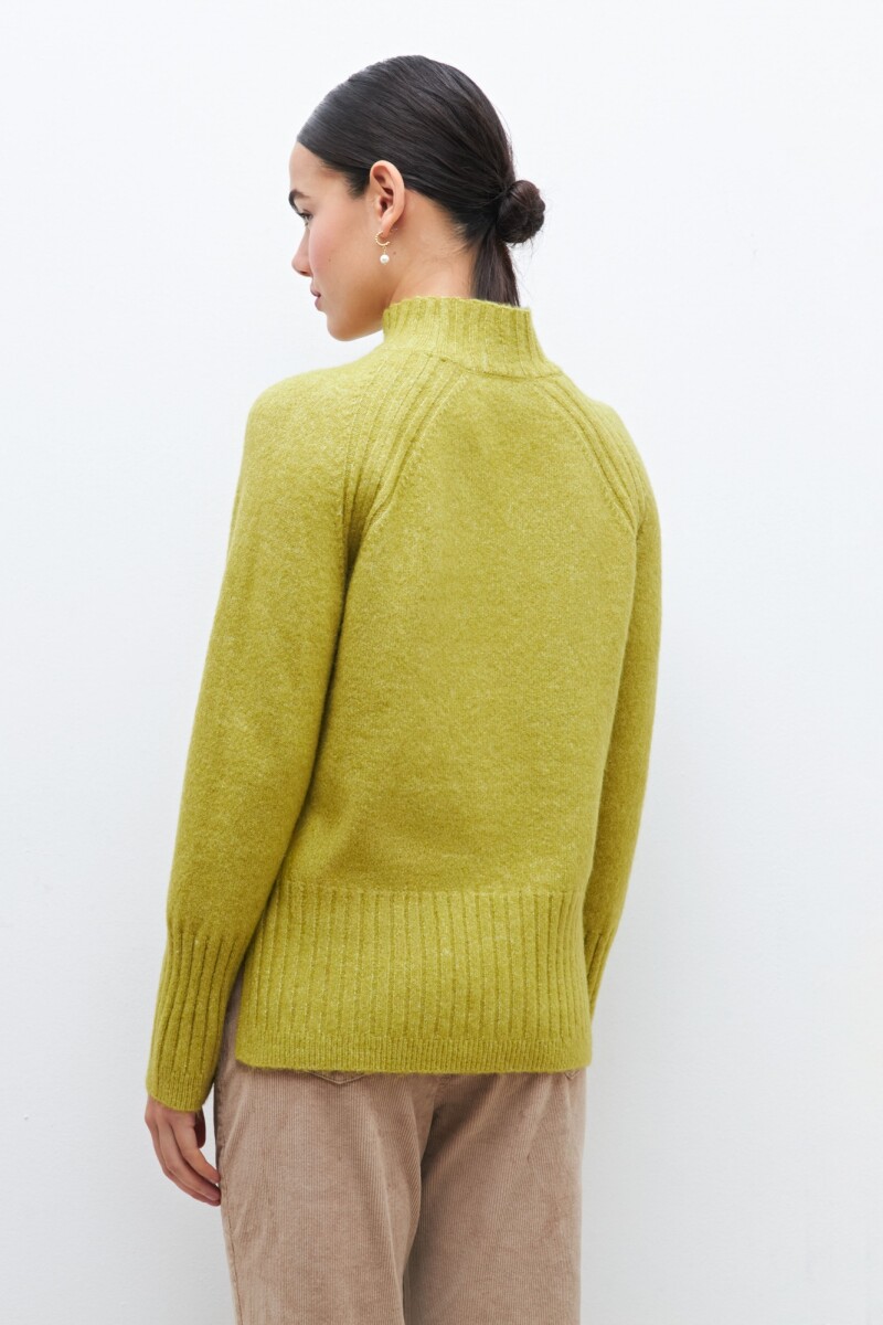 Polera oversized pistacho
