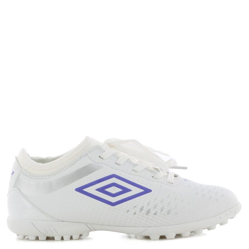 Championes de Fútbol 5 Infantiles Umbro Velocita Blanco - Violeta