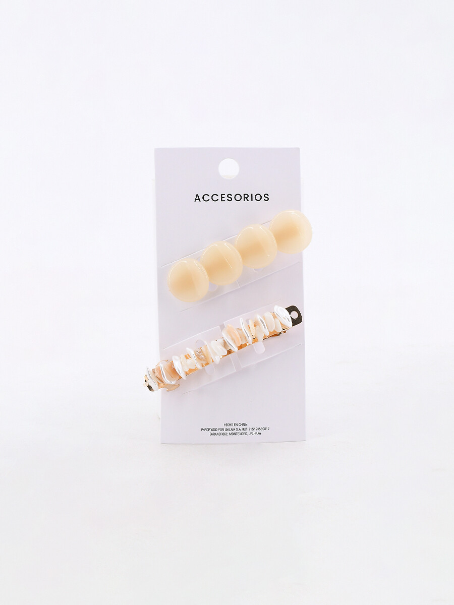 BROCHE PACK x 2 - CRUDO 