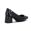 Ramarim Zapato Taco Bajo Cuadrado Punta Fina C/ Pin Negro