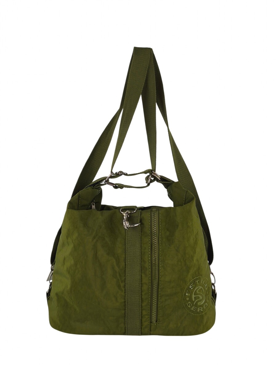 Bolso cartera mochila - Verde 