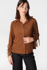 Camisa Ondulada Marron