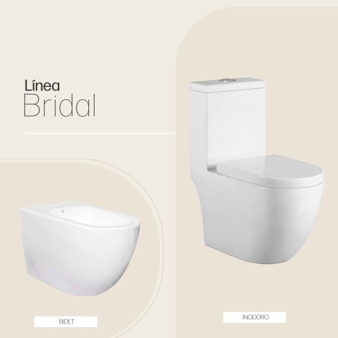 Juego Inodoro Bidet Y Tapa Bridal Aqualia 000
