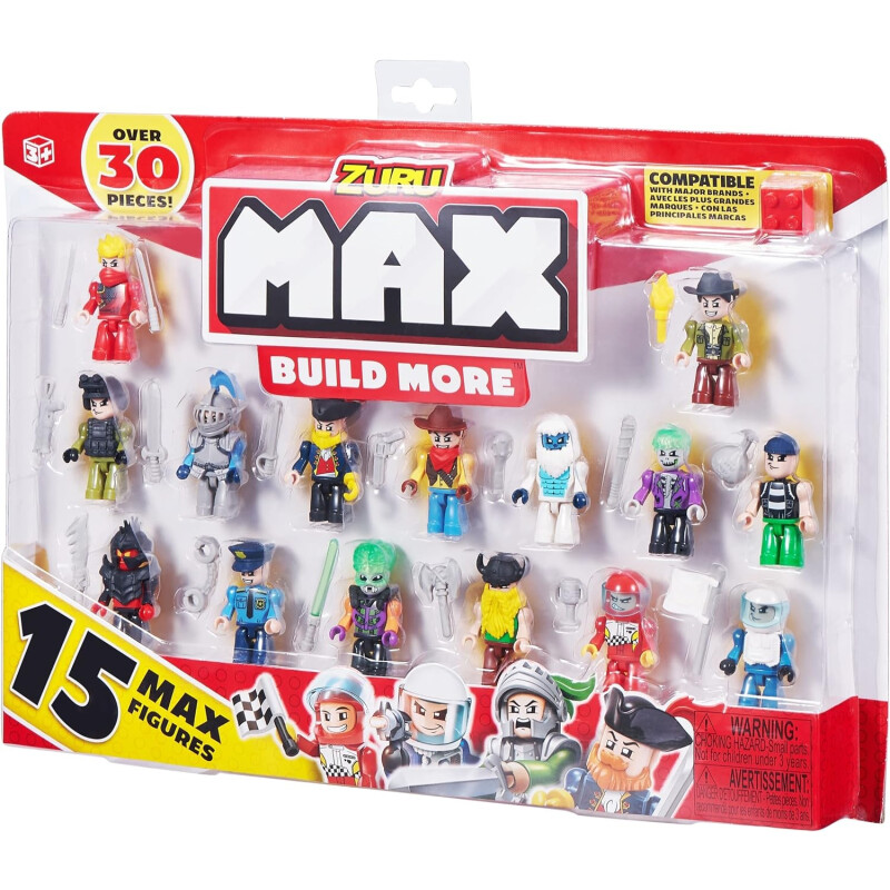 Zuru MAX Build More - Figuras pequeñas, 15 Figuras Zuru MAX Build More - Figuras pequeñas, 15 Figuras