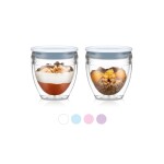 SET X2 VASO DOBLE PARED 250ML C/TAPA COLORES PAVINA SET X2 VASO DOBLE PARED 250ML C/TAPA COLORES PAVINA
