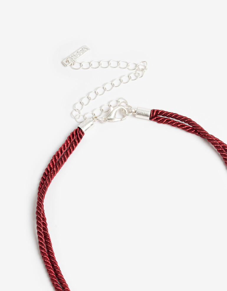 Collares Cortos Cordón Collar Corto Multidijes Estrella - Rojo Medio