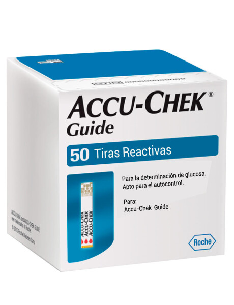 Tiras reactivas Accu-Chek Guide Test Strip caja x50 Roche Tiras reactivas Accu-Chek Guide Test Strip caja x50 Roche