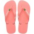 Sandalias Havaianas Brasil Logo Hombre Rosa Mango