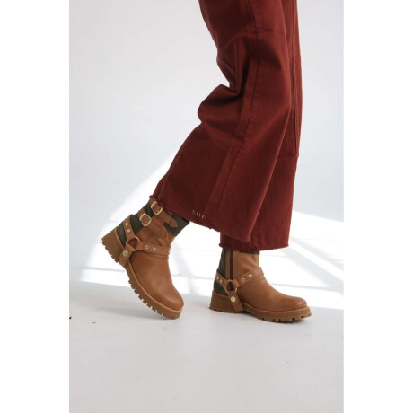 Bota Biker Short Suela Con Ve