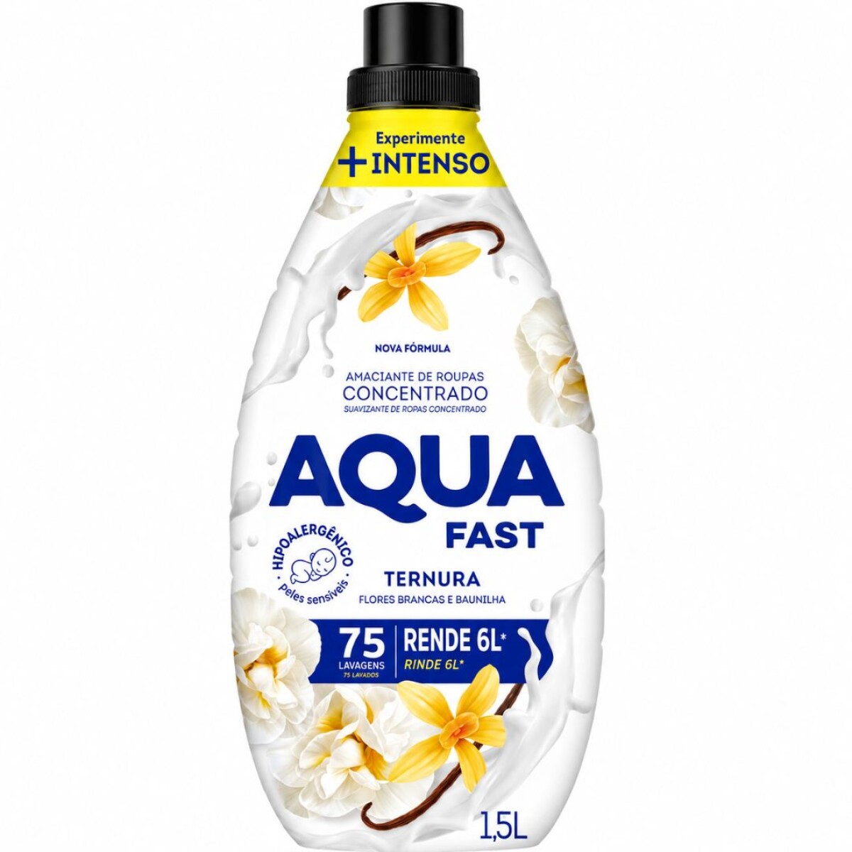SUAVIZANTE AQUAFAST CONCENTRADO 1.5 LT TERNURA 
