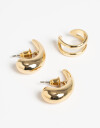 Aros Sets Special Price Set De Aros Y Earcuff Dorado - Dorado
