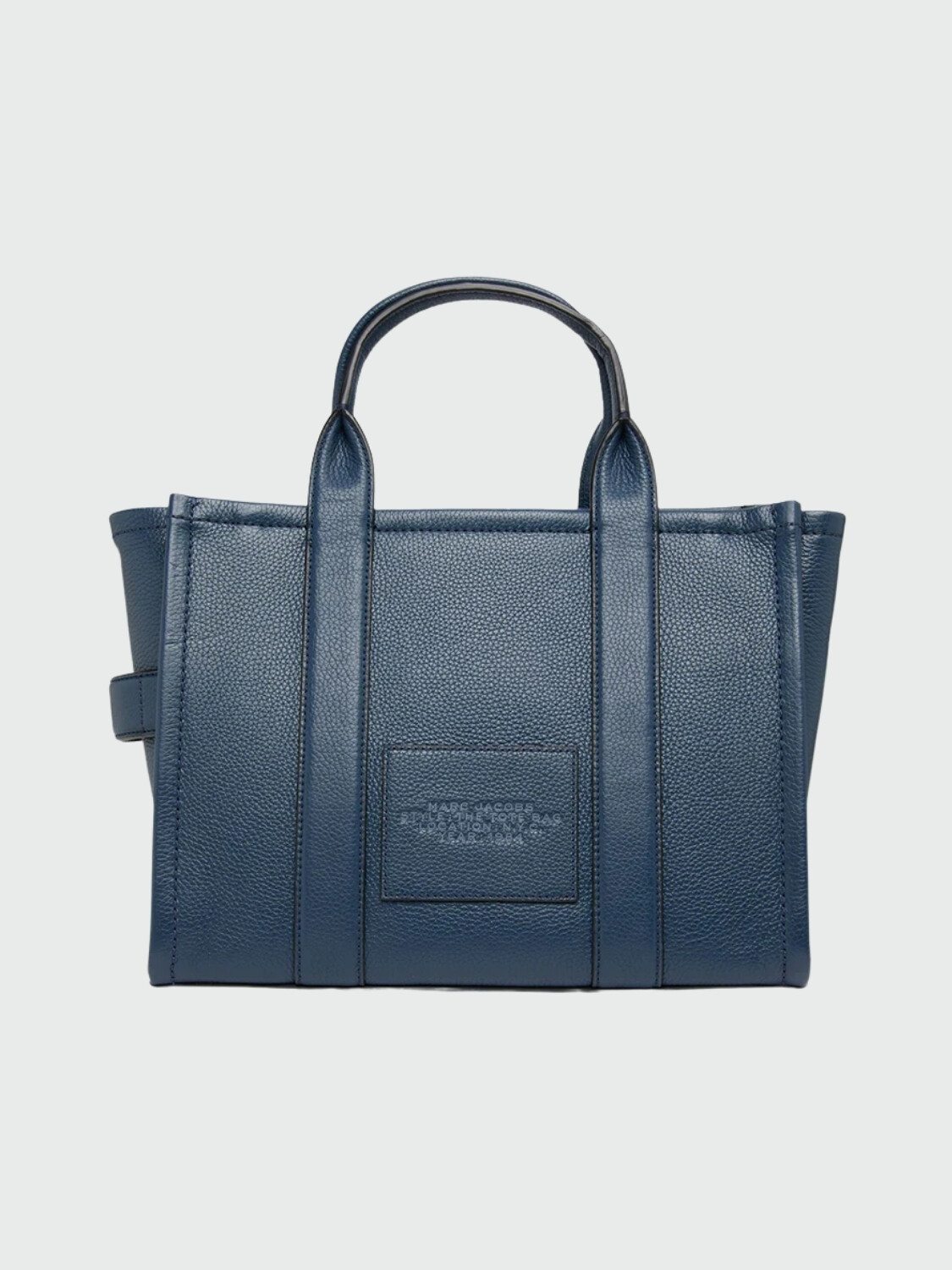 MARC JACOBS - THE LEATHER MEDIUM TOTE BAG Azul