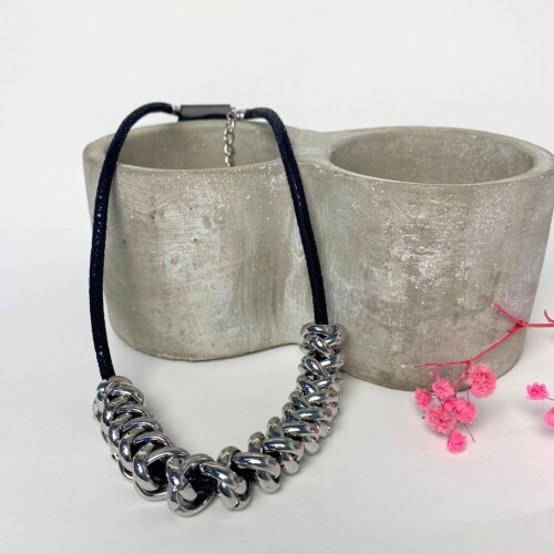 Choker cadena Plateado