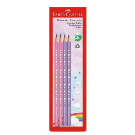 Lapiz Faber Castell x 4 Unicornio