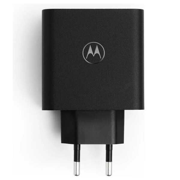 Cargador De Pared Motorola 125w Usb-c Dual Port CARGADOR MOTOROLA 125W DUO USB C NEGRO