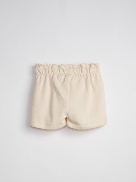 Short deportivo estampado Crudo