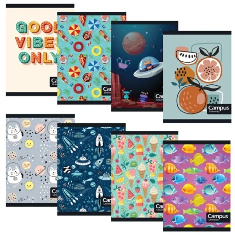 Cuaderno Campus Engrampado 72 Hojas Surtido Cuaderno Campus Engrampado 72 Hojas Surtido