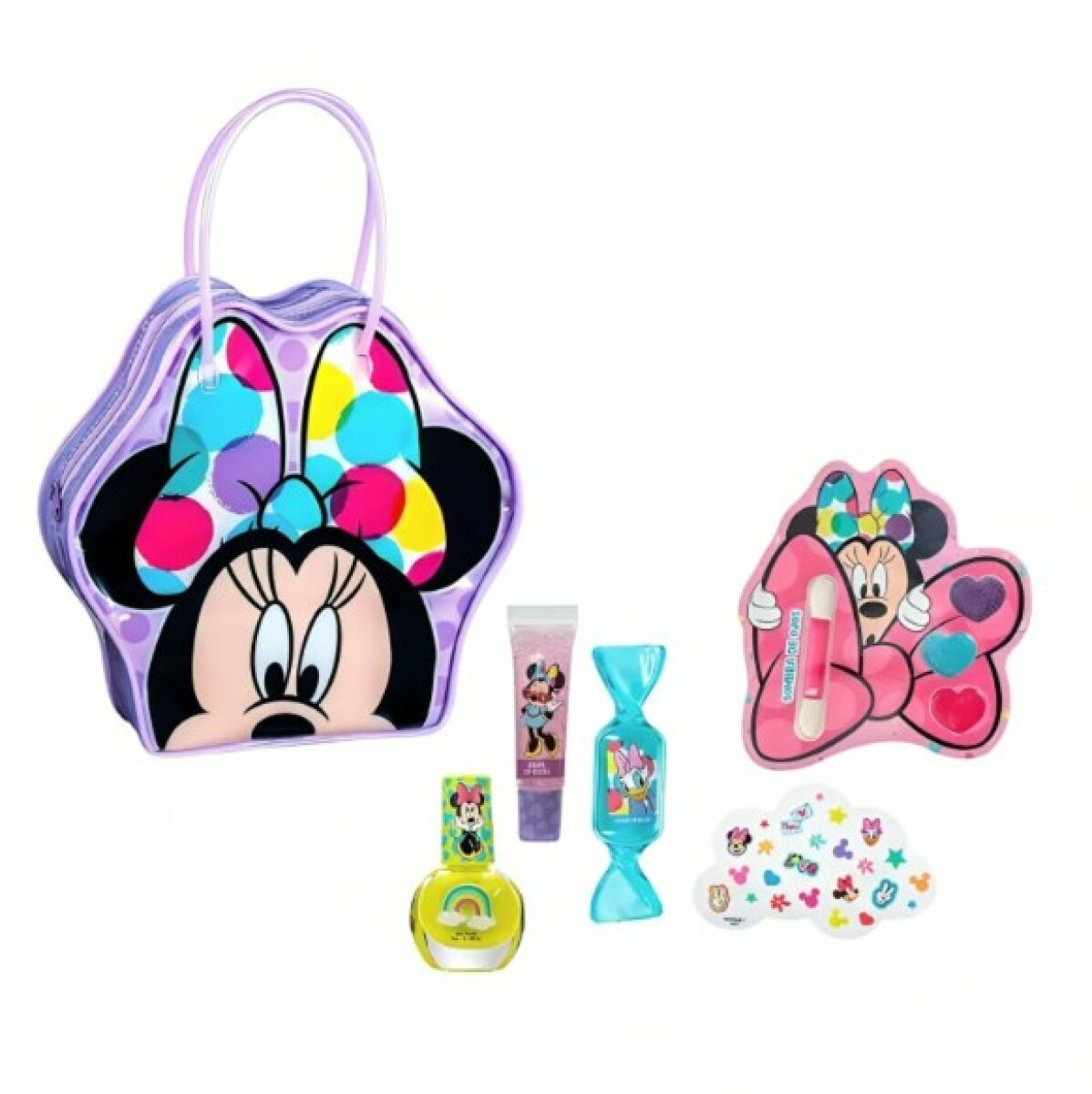 Bolsa set de maquillaje infantil 5 piezas Minnie Mouse 