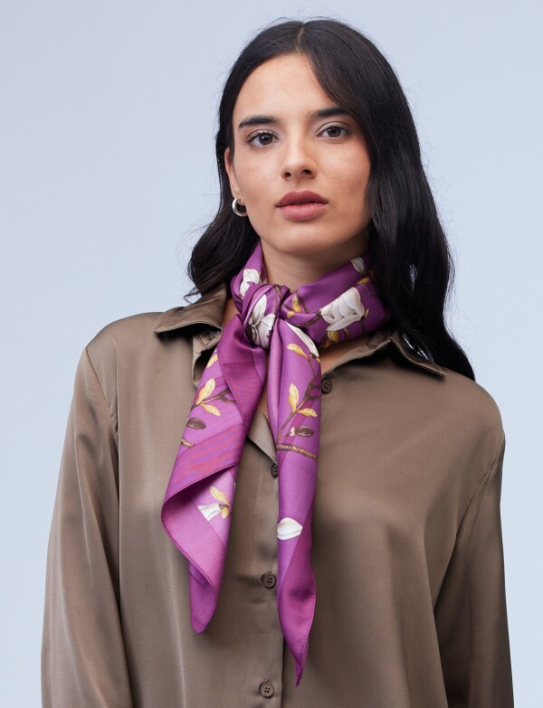Pashmina Flores VIOLETA
