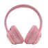 Auriculares Bluetooth Inalambricos Infantiles Rgb Conejo Mic Variante Color Rosa