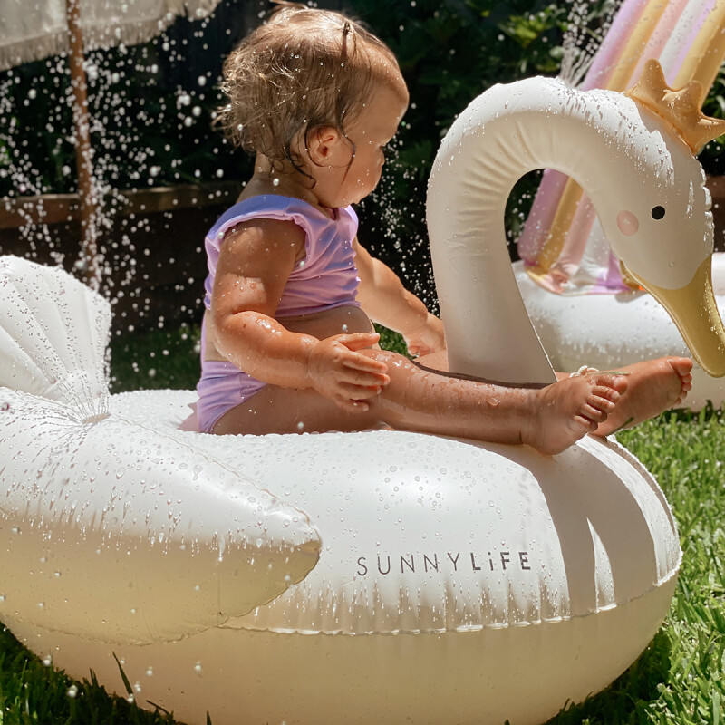 Inflable tira agua Cisne Inflable tira agua Cisne
