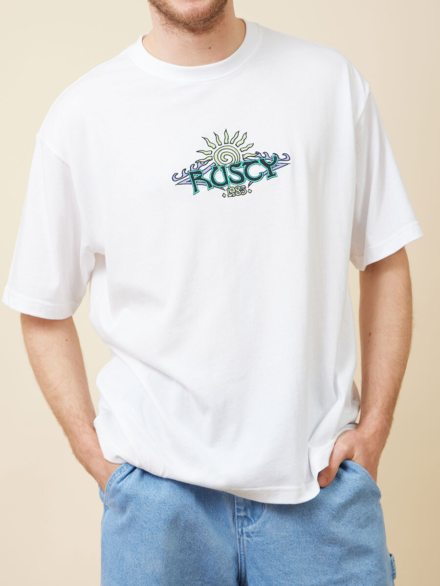 T-SHIRT PARME RUSTY - Blanco 