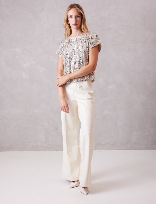 Blusa Noche Lentejuelas DORADO