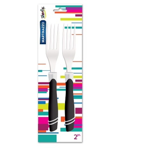 Tropical Set 2 Tenedores Negro/Blanco 22210-56 Tropical Set 2 Tenedores Negro/Blanco 22210-56