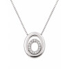 Colgante Corina de Oro Blanco 18k con Brillantes Colgante Corina de Oro Blanco 18k con Brillantes