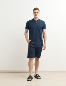 520680 REMERA HARRINGTON LABEL Azul Oscuro