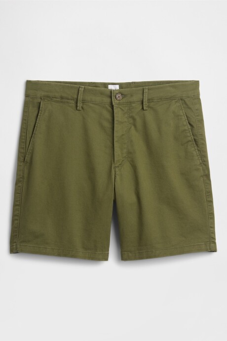 Short Essential Easy 7Inch Hombre Army Jacket Green