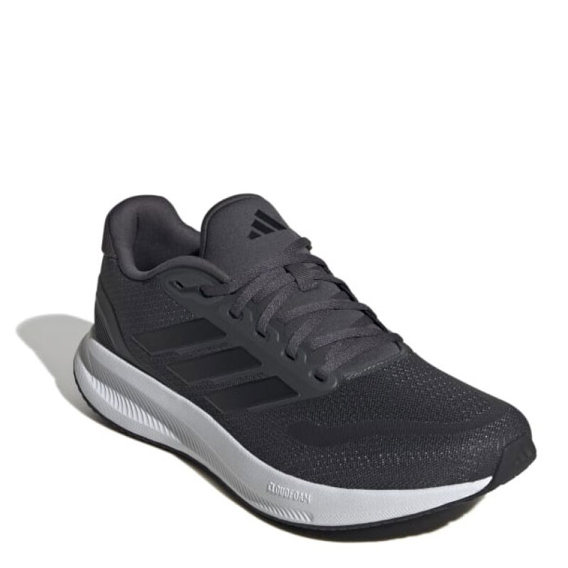 Championes de Hombre Adidas Run Falcon 5 Gris Oscuro - Negro